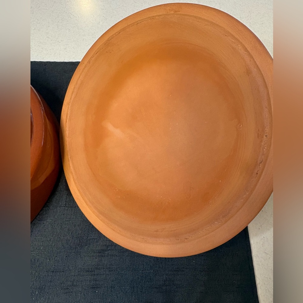 Vintage Wieland Ware Terra Cotta Hot Tortilla Steamer With Lid - Picture 4 of 7